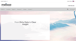 Desktop Screenshot of melissa.com